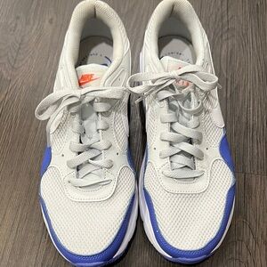 Nike Women’s White and Blue Athletic Sneakers